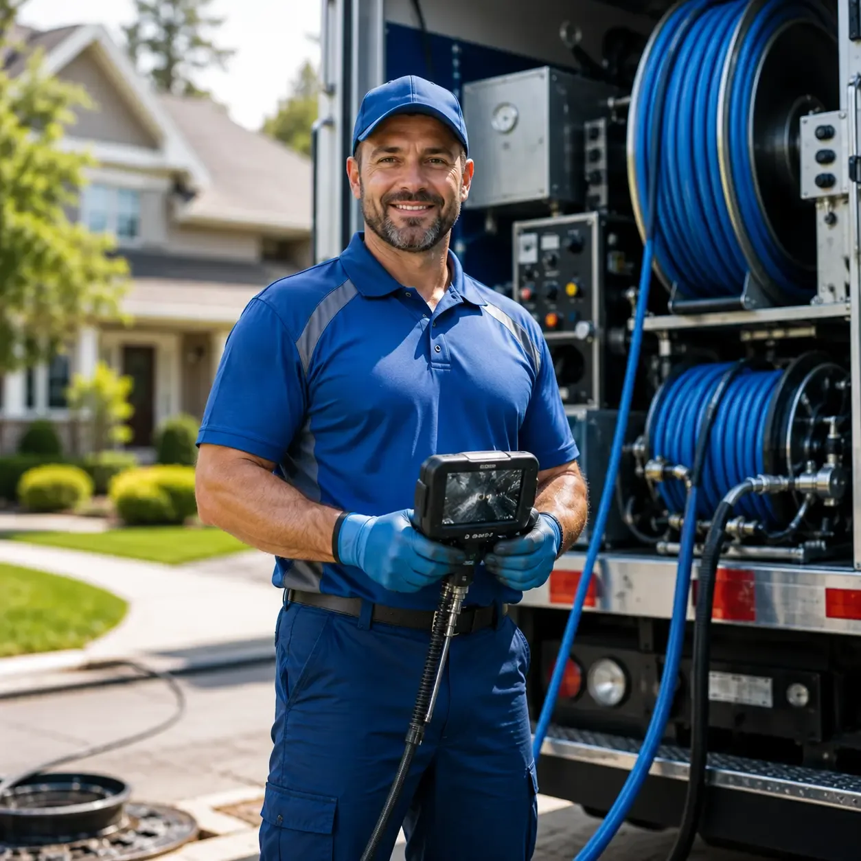 Local outdoor drain cleaning specialists in Hazleton, IN